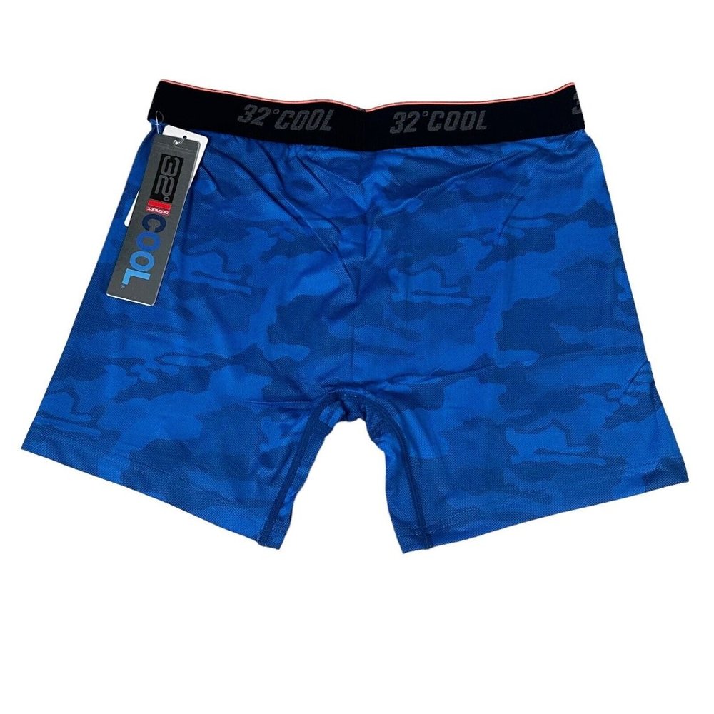 32 Degrees Boxer Briefs Shorts Mens with Bulge Pouch Tagless Stretch Camo 5” - Picture 5 of 9